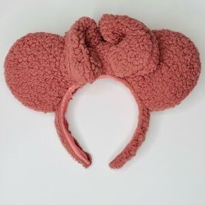 “Disney” Etsy made Lotso Pink Fuzzy Mickey Ears Headband